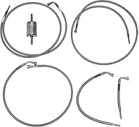 Quick-Fix Fuel Line Kit for 2004-2006 GM Avalanche, Tahoe, Suburban 1500, Yukon/1500 XL, Escalade Flex-Fuel [Braided Stainless]