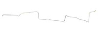 Main Front-to-Rear Fuel Line for 1966-1967 Chevy Chevy II/Nova with 327 L79 Engine [3/8 in. O.D., Stainless Steel] 1-Piece