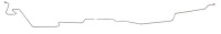 Intermediate Brake Line for 1962-1965 Chevrolet Chevy II/Nova [Stainless]