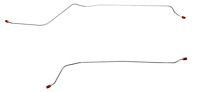 Rear Axle Brake Line Set for 1966-1967 Chevrolet Chevy II/Nova [2-PC, Stainless Steel]