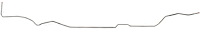 Main Front-to-Rear Fuel Line for Select 1964-1966 GM Models w/Hardtop [5/16 in. O.D., Stainless Steel]
