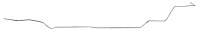 Main Front-to-Rear Fuel Line for Select 1964-1966 GM Models w/Convertible [5/16 in. O.D., Stainless Steel]