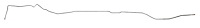 Main Front-to-Rear Fuel Line for Select 1967 GM Models w/Hardtop [5/16 in. O.D., Stainless Steel]