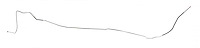 Main Front-to-Rear Fuel Line for Select 1967 GM Models w/Hardtop [3/8 in. O.D., Stainless Steel]