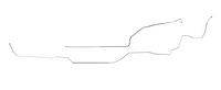 Main Front-to-Rear Fuel Line for 1970-1972 Oldsmobile Cutlass, 442 w/Hardtop [3/8 in. O.D., Stainless Steel]