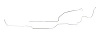 Main Front-to-Rear Fuel Line for 1970-1972 Oldsmobile Cutlass, 442 w/Convertible [3/8 in. O.D., Stainless Steel]