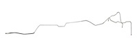 Fuel Return Line for 1970-1972 Pontiac GTO, Lemans, Tempest w/Convertible/Emission [1/4 in. O.D., Stainless Steel]
