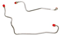 Fuel Line, Fuel Pump to Carburetor Set for 1969-1970 Buick Skylark with 350 Quadra-jet 4-bbl Eng. [Stainless Steel]
