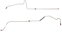 Transmission Oil Cooler Lines for 1968-1972 Oldsmobile Cutlass, 442 with TH350/400 Transmissions [Stainless Steel]