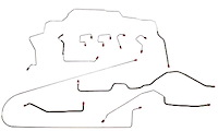 Complete Brake Line Kit for 1997-1998 Jeep Grand Cherokee ZJ [Stainless]