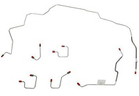Front Brake Line Kit for 1997-1998 Jeep Grand Cherokee ZJ [Stainless]