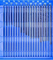 Small Drill Bit Set #61 to #80 20 piece