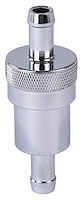 2-Piece Inline Fuel Filter [Chrome]