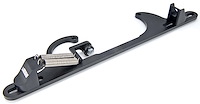 Throttle Bracket with Return Springs for GM Style Cable [Black Anodized Finish]