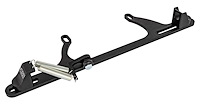 Bandit Series EFI Throttle Cable Bracket with Return Springs for GM-Style Cable [Black Anodized Finish]