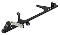 Bandit Series EFI Throttle Cable Bracket with Return Springs for Lokar-Style Cable [Black Anodized Finish]