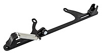 Bandit Series EFI Throttle Cable Bracket with Return Springs for Ford-Style Cable [Black Anodized Finish]
