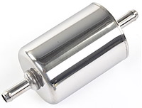 10-Micron Stainless Steel In-Line Fuel Filter for 3/8 in. Hose