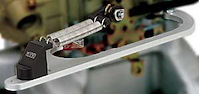 Clear Anodized Return Spring Bracket Black Anodized Anchor