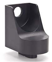 Black Anodized Throttle Cable Mount Fits JEGS Billet Aluminum Throttle Brackets
