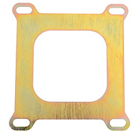 Dual Pattern Intake to Square Flange Carb Adapter Plate CNC Laser Machined Sealing Plate