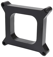 Phenolic Carburetor Spacer with 4150/4160 Holley Bolt Pattern [1 in. Tall Open Plenum]