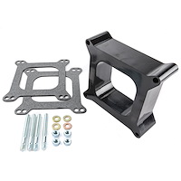 Phenolic Carburetor Spacer with 4150/4160 Holley Bolt Pattern [2 in. Tall Open Plenum]