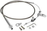 Transmission Kickdown Cable Kit [Small Block GMC/Chevy TH350, Stainless Steel]