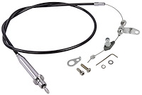 Transmission Kickdown Cable Kit [Small Block GMC/Chevy TH350, Black]