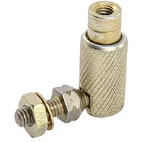 Quick Release Carb Linkage Swivel #10-32 Male x #10-32 Female x 1/4" Ball