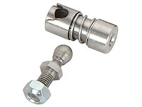 Quick Release Carb Linkage Swivel 1/4"-28 Male x #10-32 Female x 1/4" Ball