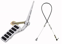Billet Gas Pedal Assembly with 24 in. Throttle Cable