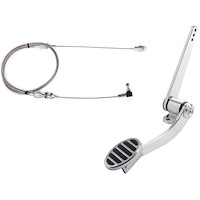 Billet Gas Pedal Assembly with 24 in. Throttle Cable