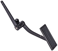 Billet Gas Pedal Assembly Rectangular [Black Finish]