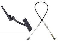 Pedal Assembly with 24 in. Throttle Cable [Black]