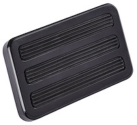 Universal Billet Brake Pedal Pad  [Black Aluminum]