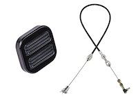 Dimmer Switch Pad with 24 in. Throttle Cable [Black]