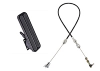 Pedal Assembly with 24 in. Throttle Cable [Black]