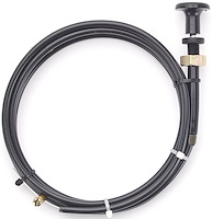 Foot Hand Choke Cable w/ 1 Inch OD Knob [6ft. Length]