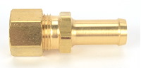 Captive Nut Adapter Fitting 3/8" Hard Line x 3/8" Hose Barb