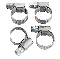 Stainless Steel Hose Clamps 3/8 in. to 5/8 in. OD