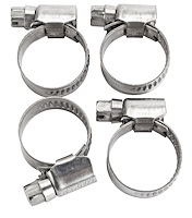 Stainless Steel Hose Clamps 1/2 in. to 7/8 in. OD