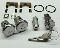 Ignition, Door & Glovebox Lock Set for 1966-1967 Chevrolet Chevelle, El Camino [Original Octagon Keys]