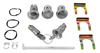 Ignition, Door, Trunk & Glovebox Lock Set for 1967 Chevrolet Chevelle, Malibu [Original Octagon Keys]