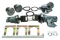Ignition, Door, Trunk & Glovebox Lock Set for 1970-1977 Chevrolet Chevelle, Monte Carlo [Square Style GM Keys]