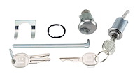 Trunk & Glovebox Lock Set Fits Select 1967 GM Models [Oval Style GM Keys]