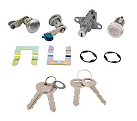 Door, Glovebox & Tailgate Lock Set for 1980-1991 Ford Bronco