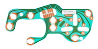 OEM-Style Instrument Panel Printed Circuit Board 1969 Pontiac Firebird [With Factory Gauges]