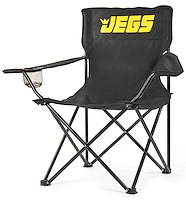 Folding Chair [Black with JEGS Logo]