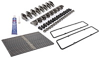 Roller Rocker Arms / Push Rod Install Kit for 1955-1986 Small Block Chevy [1.5 Ratio for 3/8 in. Studs]